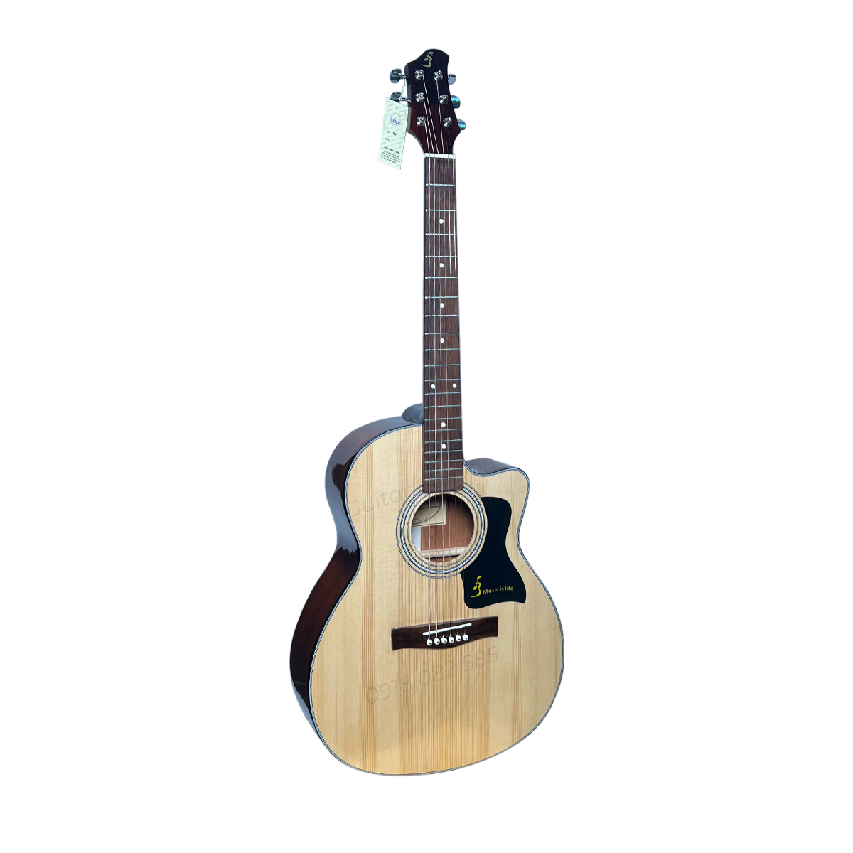 Đàn Guitar Acoustic Ba Đờn J100